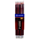 Lapiz negro rayado P6000 Sabonis 12pcs