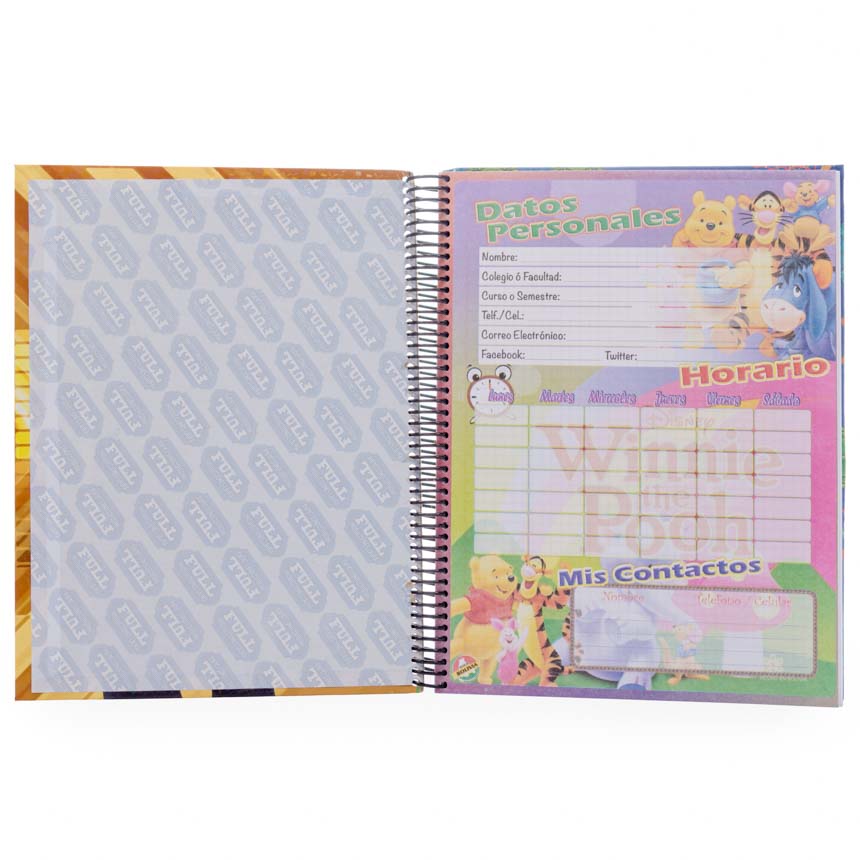 Cuaderno anillado artesanal Carta 180h