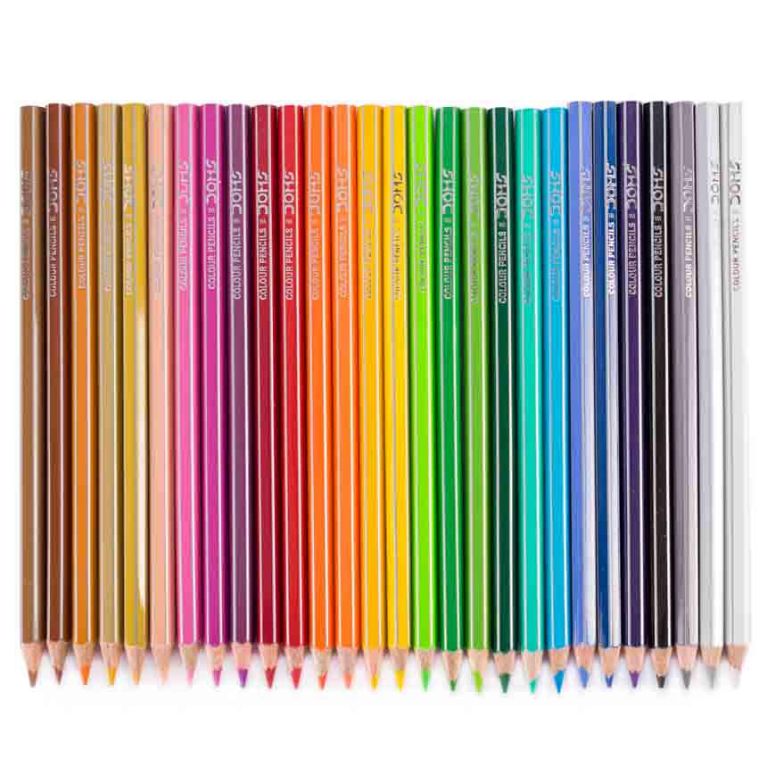 Color largo hexagonal frasco metalico 3.3mm DOMS 28 colores