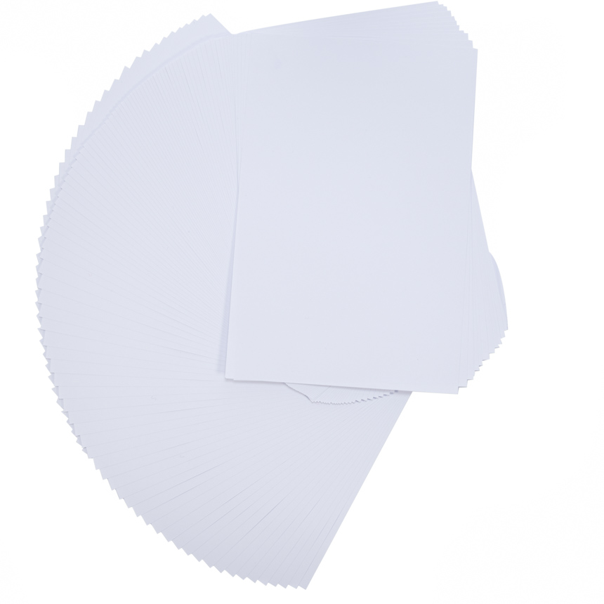 Cartulina Oficio blanco 100hjs