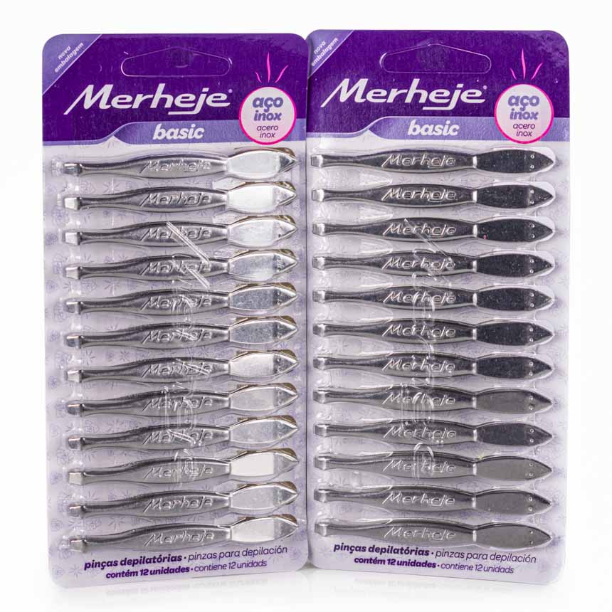 Pinza para DEPILACION juego de 12PCS