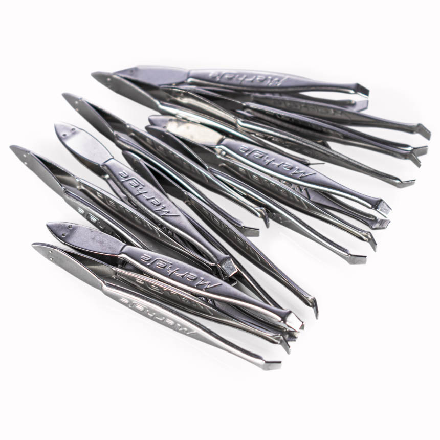 Pinza para DEPILACION juego de 12PCS