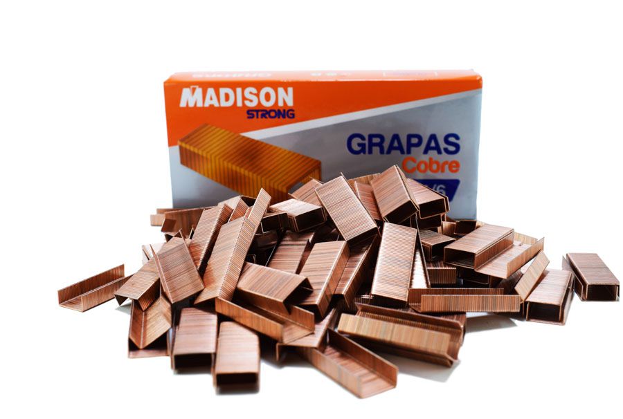 Grapas cobre 24/6 MADISON 10x1000pcs
