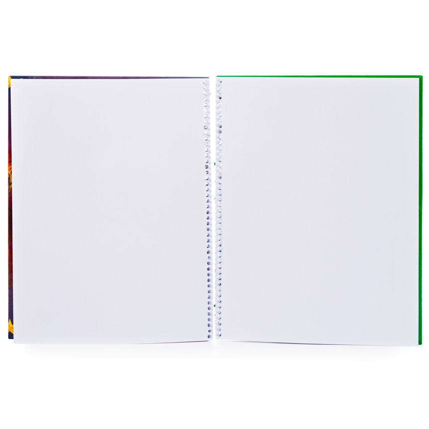 Cuaderno anillado artesanal carta blanco 100Hjs SIN MARGEN