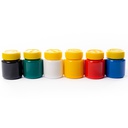 Tempera Guache ACRILEX 6 colores de 15 ml