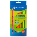 Lapiz Negro Jumbo con Goma BENMA 10u