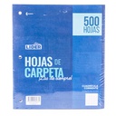 Hojas de carpeta cuadro normal Lider 500h