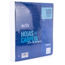 Hojas de carpeta cuadro normal Lider 500h