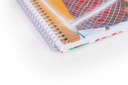 Cuaderno anillado artesanal Medio Oficio Blanco 100h 10u