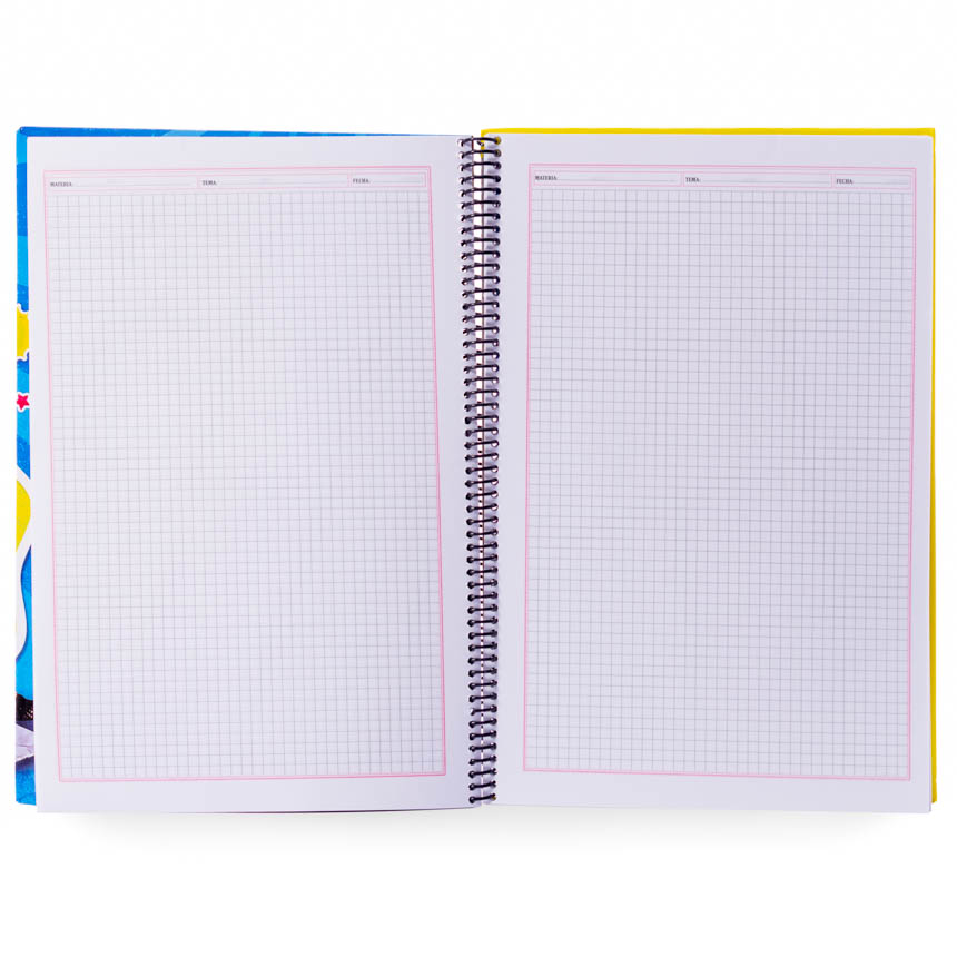 Cuaderno anillado artesanal Oficio 100h 10u