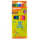 Colores Largos Madison Triangular de 12 Colores