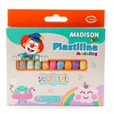 Plastilina Madison Pastel de 12 colores