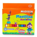 Plastilina Madison Normal de 12 colores