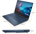 Laptop HP Victus  16-D0023DX Intel Core i5-11400H SSD 256GB RAM 8 GB NVIDIA GeFORCE RTX 3050 de 4 GB 16.1'' FHD IPS 144HZ B&amp;O WIN 11 Ingles