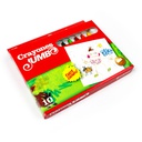 Crayon Jumbo Sabonis 10 Colores