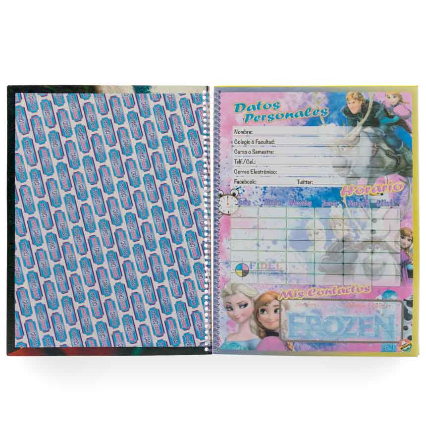 Cuaderno anillado artesanal carta menudo 100h 10u