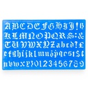 Leterin con Letras de GOTICA SIMPLE