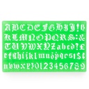 Leterin con Letras de GOTICA SIMPLE