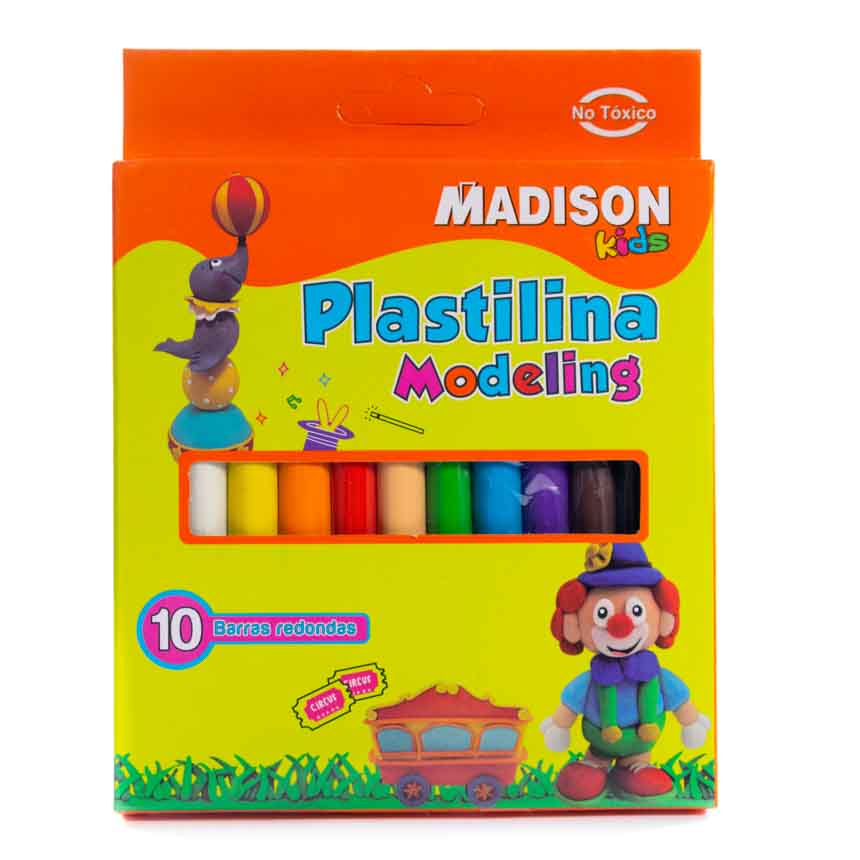 Plastilina Madison Normal de 10 colores