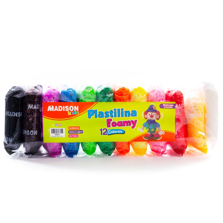 Plastilina FOAMY Madison 12 colores