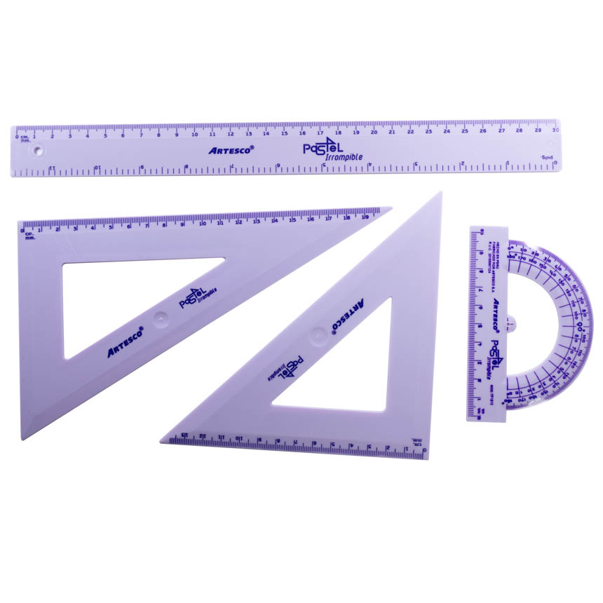 Estuche geometrico Artesco Pastel 30cm