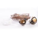 Audifonos Cable plano de cobre libre de oxígeno Color Transparente Dorado