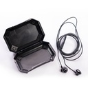 Audifonos Conector 3.5mm Speaker 14.2 mm Color Negro Cable de 120cm