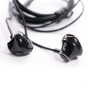 Audifonos Conector 3.5mm Speaker 14.2 mm Color Negro Cable de 120cm