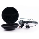 Audifonos Speaker 10mm Colores Negro/Blanco Incluye Estuche