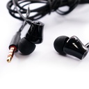Audifonos Speaker 10mm Colores Negro/Blanco Incluye Estuche