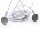 Audifonos y Microfono Interface 3.5mm Color blanco