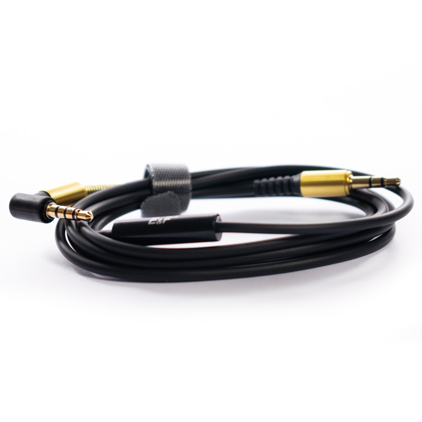 Cable Interface 3.5mm Longitud 120cm Microfono Y Contestador de llamadas Colores Negro/Blanco