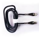 Cable Tejido Trenzado Tipo C a Tipo C Potencia:18w Puntas: Metalicas Aseguradas