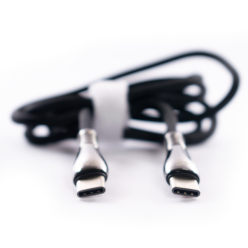 Cable Tejido Trenzado Tipo C a Tipo C Potencia:18w Puntas: Metalicas Aseguradas