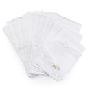 Pañuelo blanco bordado 100% algodon VARON 37x37cm 12uni