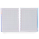 Cuaderno anillado A/Plasticas medio oficio Lider 100h 10u