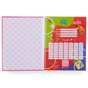 Cuaderno anillado con A/Plasticas Carta Lider 100h 10u