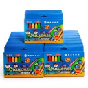 Crayon Jumbo Triangular Benma de 12 Colores