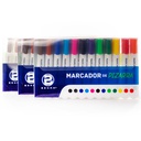 Marcador para pizarra BENMA 12 colores