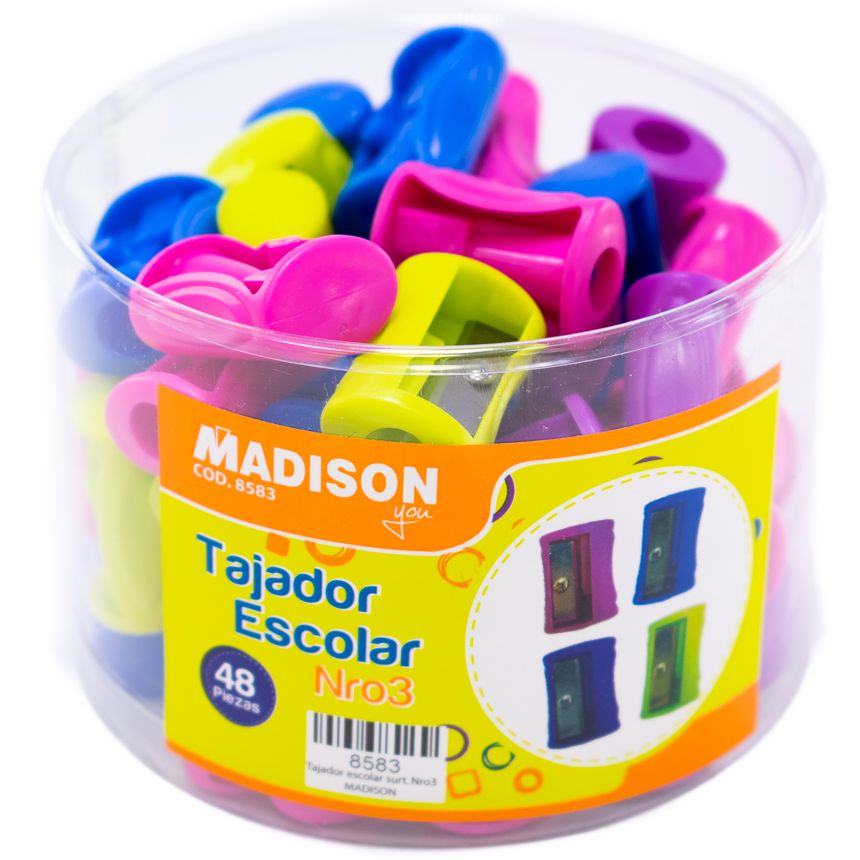 Tajador Madison Plastico #3 de 48u