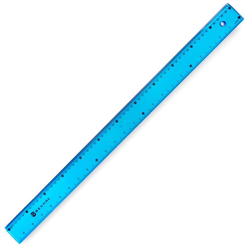 Regla plastico Benma 60cm