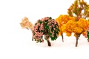 Maqueteria arbolitos frutales de plastico realistas