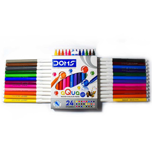 Marcador aqua water colour pens DOMS 24pcs