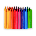 Crayon Jumbo Faber Castell Grip Borrables 12 colores