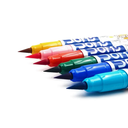 Marcador punta pincel o brush pen, super soft DOMS cajita de 26 colores