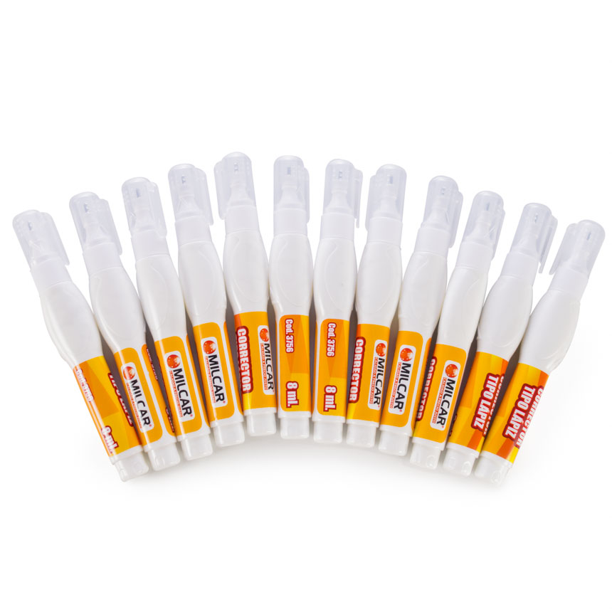 Corrector en Boligrafo Milcar 8ml