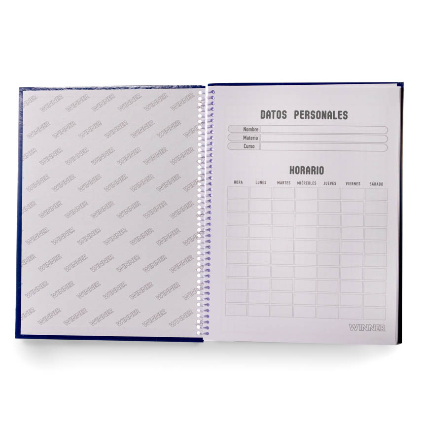 Cuaderno Anillado Winner Carta 7mm Pleno de 100h 10u