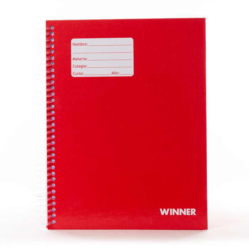 Cuaderno Anillado Winner Medio Oficio 5mm Pleno de 100h 10u