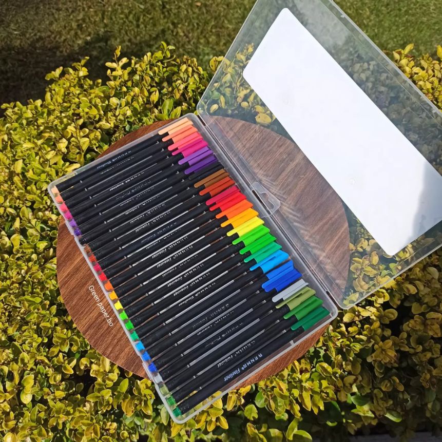 Micropunta Fineliner Benma de 24 colores