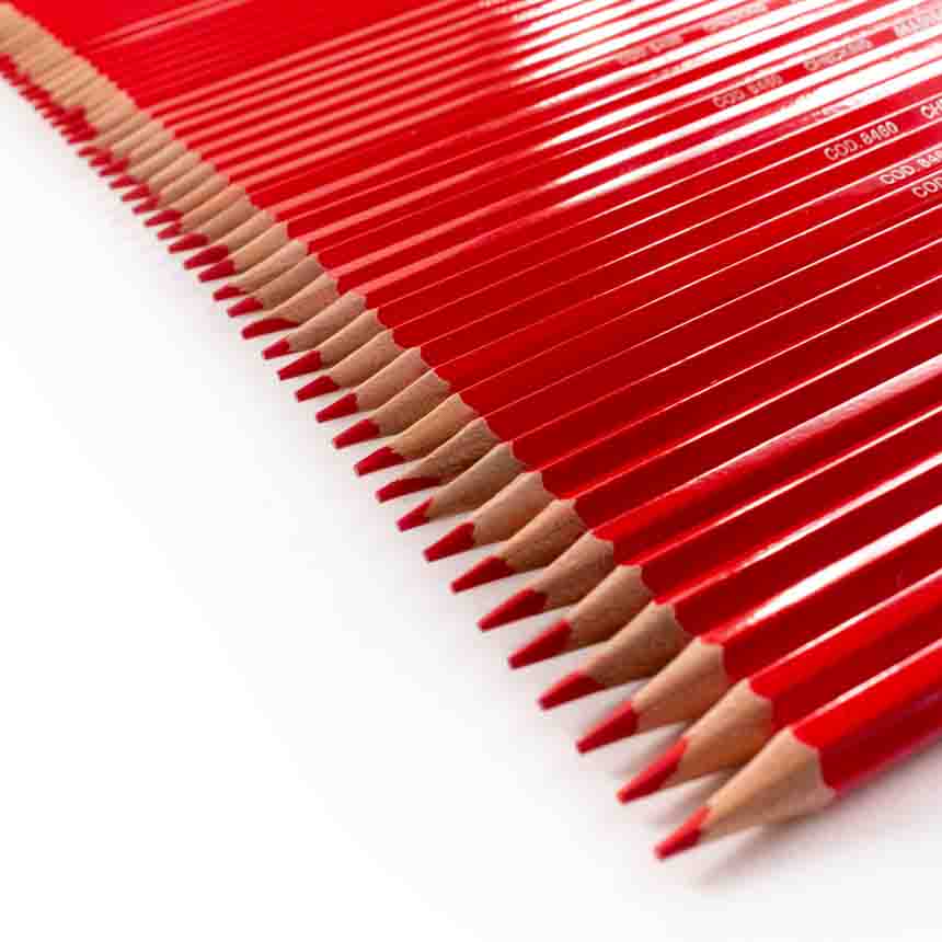 Lapiz Rojo Madison Checking 50pcs